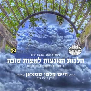 HALOCHES HANOGOS L'MITZVAS SUKKAH