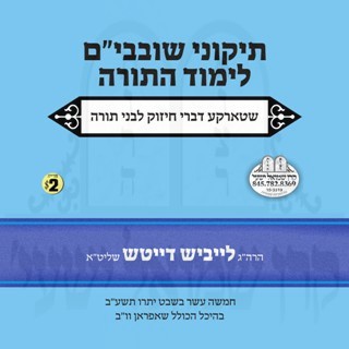 TIKUNEI SHOVEVIM - LIMUD HATORAH