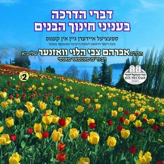 DIVREI HADROCHA BINYONEI CHINUCH HABONIM