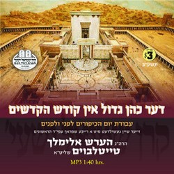 DER KOHEN GODOIL IN KODESH KODOSHIM