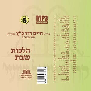 HILCHOS SHABBOS