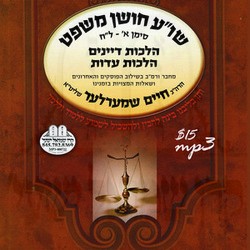 HILCHOS DAYONIM-EIDUS