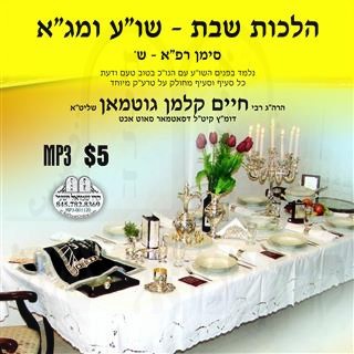 HILCHOS SHABBOS - B'IYUN - 281-300