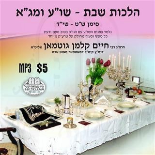 HILCHOS SHABBOS - B'IYUN - 309-314