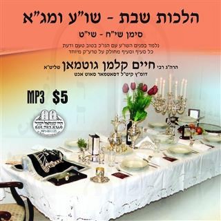 HILCHOS SHABBOS - B'IYUN - 318-319